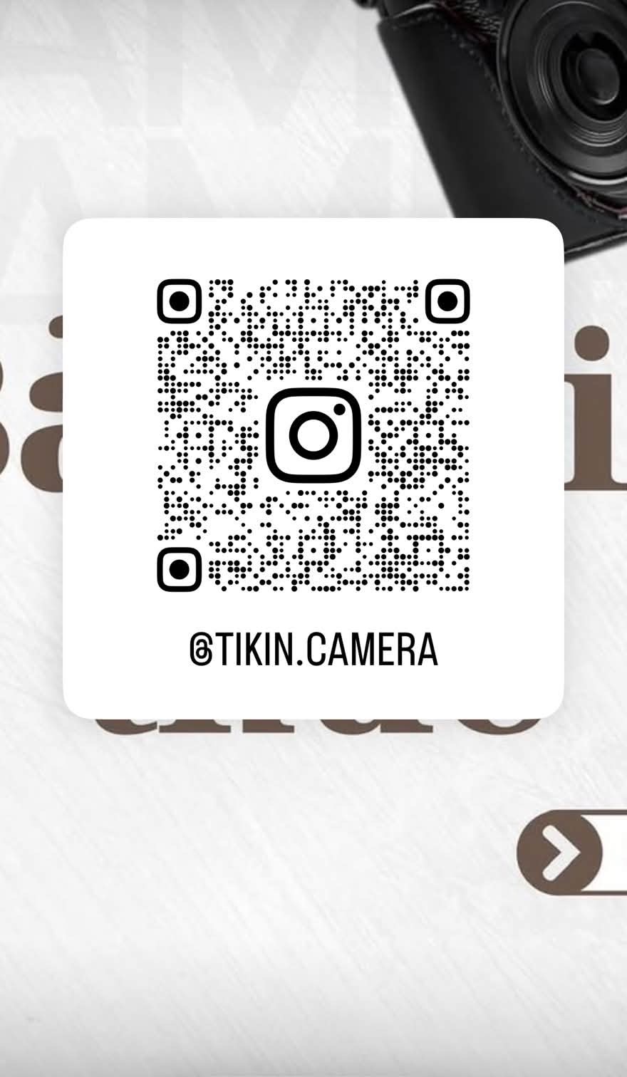 QR Instagram @tikin.camera